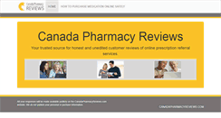 Desktop Screenshot of canadapharmacyreviews.com